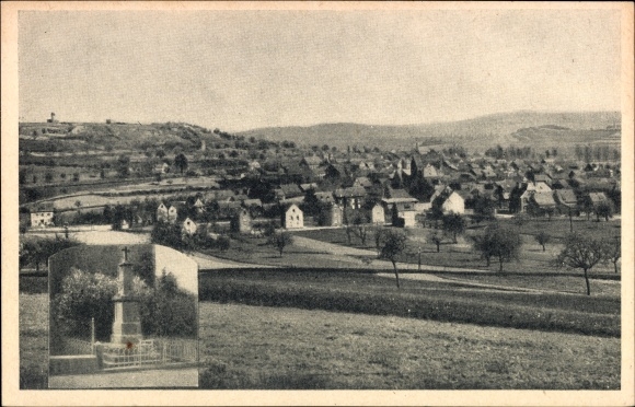 KP Thür w Nadrenii-Palatynacie, panorama miejsca, pomnik, widok ogólny