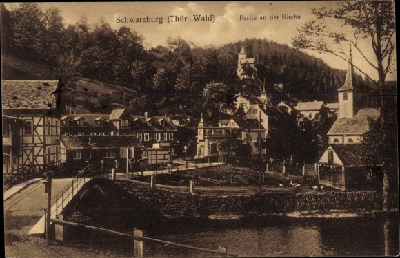 PC Schwarzburg Thuringian Forest, lot at the church