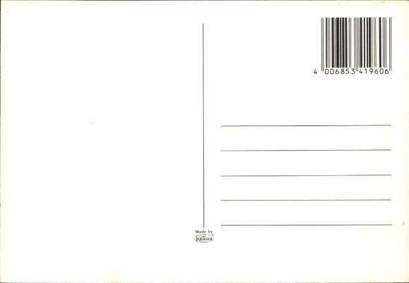 Postcard Dutch passenger aircraft, KLM, PH-AGC