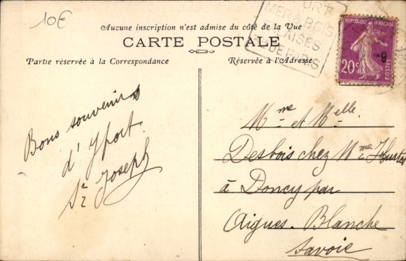 Postcard Yport Seine Maritime, Enclos du Sacre-Coeur, Colonie Saint-Vincent