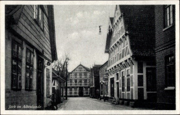 PC Jork in the Old Country, street scene