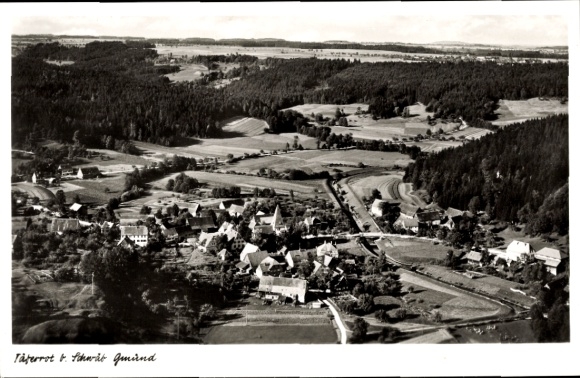 Postcard Täferrot near Schwäbisch Gmünd, Swabian Alb