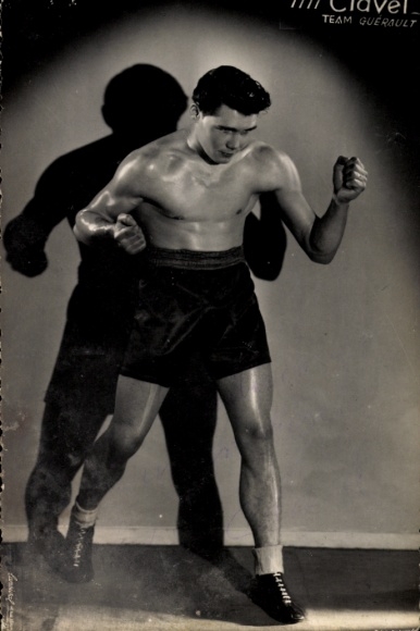 Photo boxers Emmanuel Clavel, Titi Clavel