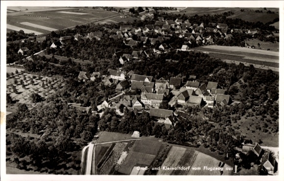 Postcard Kleinaltdorf Gaildorf am Kocher, aerial photograph