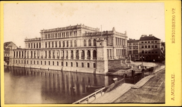 Carte de Visite Kaliningrad Königsberg Prusy Wschodnie, Giełda Papierów Wartościowych, A. Michalki