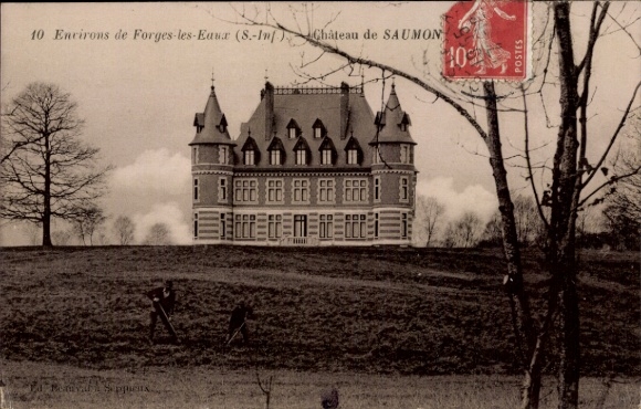 Ak Forges les Eaux Seine Maritime, Chateau de Saumon