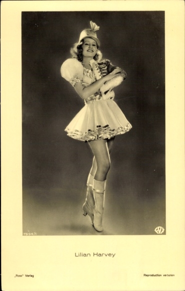 Ak Schauspielerin Lilian Harvey, Portrait