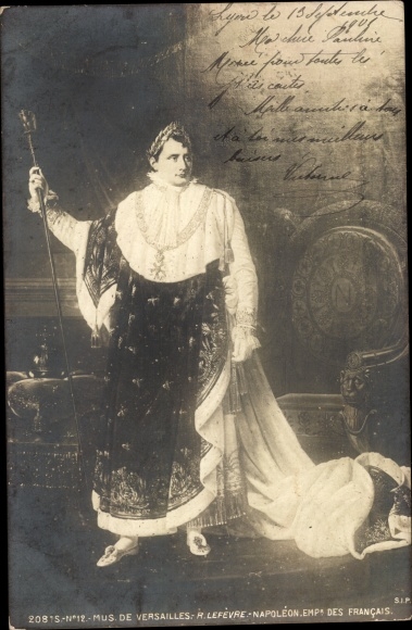 Artist Postcard Lefevre, Napoleon Emperor of the French