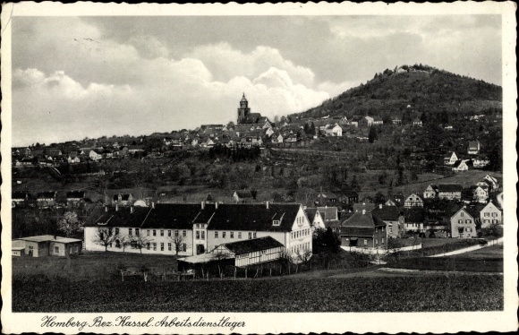 PC Homberg in Hesse, RAD Reich Labor Service Camp, panorama of the site