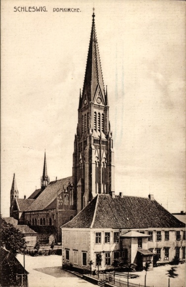 Ak Sleeswijk op de Schlei, kathedraal