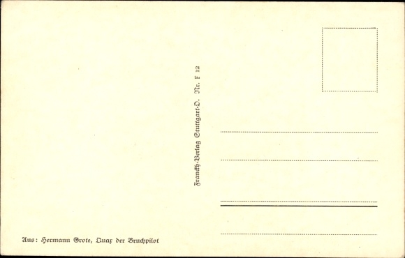 Artist Postcard Grote, Hermann, Quax der Bruchpilot, How can you get lost
