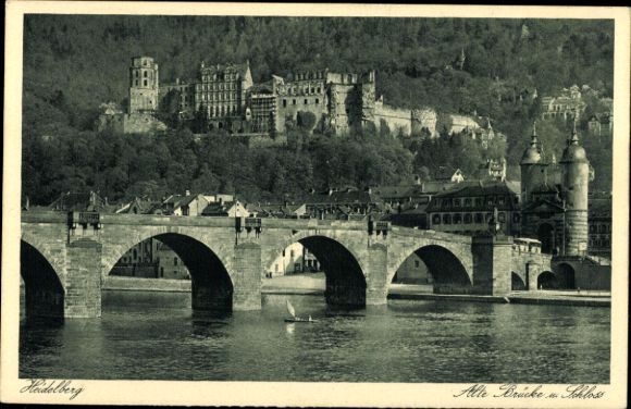 Postwaardestuk Ak GS DR PP 111 C3 02, 38e Duitse Filatelistendag Heidelberg 1932