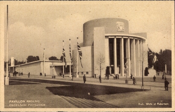 KP Bruksela Bruksela, wystawa 1935, wystawa światowa, pawilon angielski