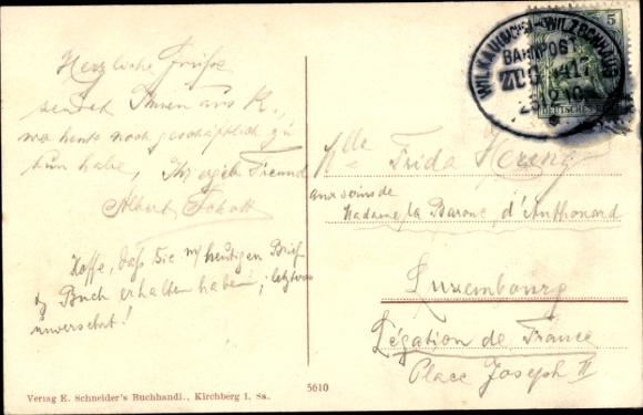 Postcard Kirchberg in Sachsen, Bahnhofstraße