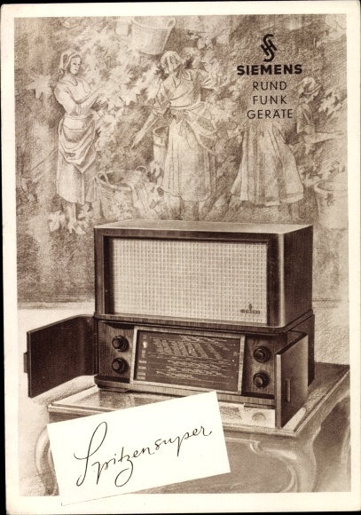 Reklama Ak, radia Siemens, radio top super SB 780 W