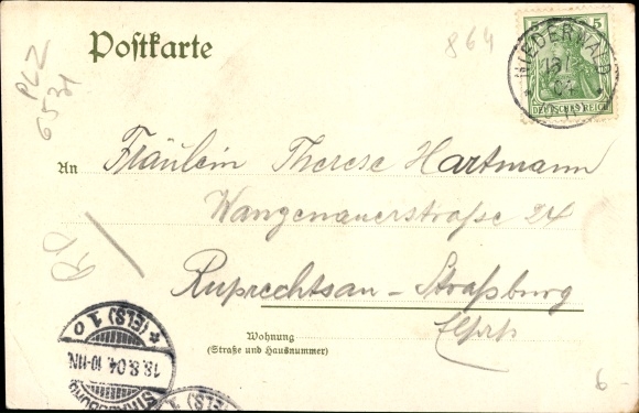 Artist Chromo-Litho Pfaff, C., Trechtingshausen am Rhein, Rheinstein Castle