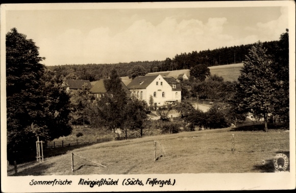 Postcard Kleingiesshübel Reinhardtsdorf Schöna in Saxony, Zschirnsteinbaude