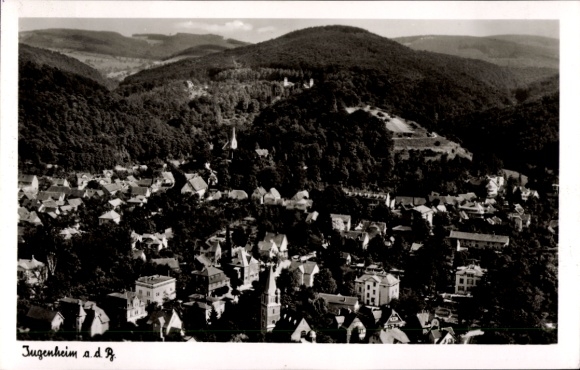 Ak Jugendheim an der Bergstraße, Luftaufnahme