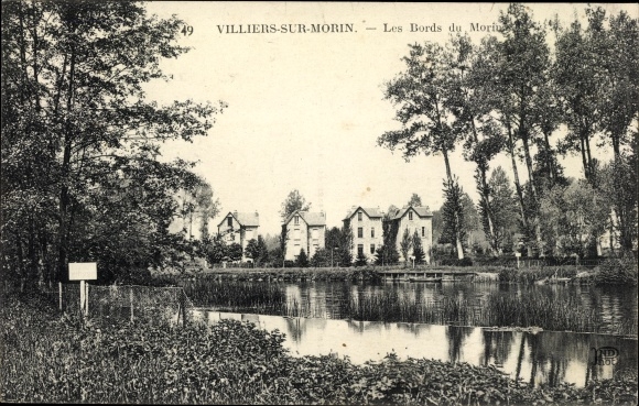 Ak Villiers sur Morin Seine et Marne, Les Bords du Morin