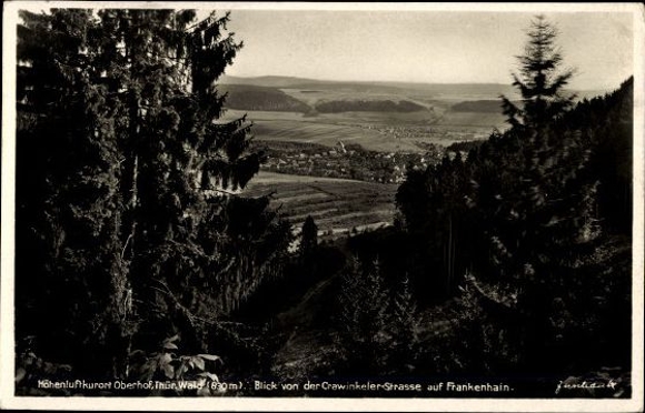 9 alte Ak Oberhof im Thüringer Wald, diverse Ansichten