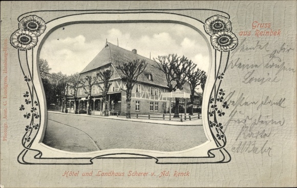 Art Nouveau PC Reinbek in Schleswig Holstein, Hotel and Landhaus Scherer, Inh. Ad. Renck