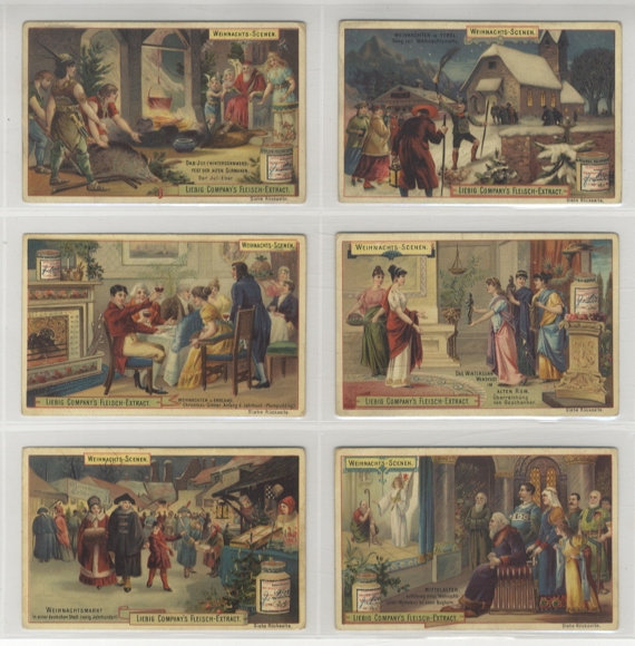Liebig Pictures Series A 287 Christmas Scenes I 1894