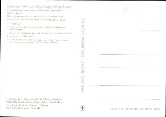 Sachsenhausen Oranienburg Memorial, National Memorial, Gatehouse, Crematorium...
