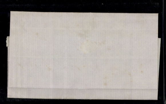 Michel No. 8 "Eskilstuna 1866", complete folded letter