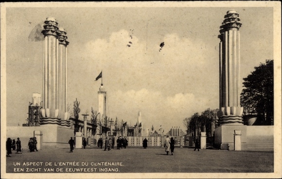 KP Bruxelles Bruksela, Ekspozycja, Wystawa Światowa 1935, Entrée du Centenaire