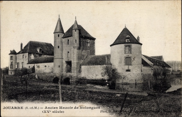 Ak Jouarre Seine et Marne, Ancien Manoir de Nolongues