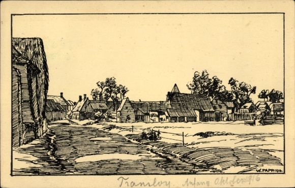 Artysta KP Papp, W., Teatr wojny 1916