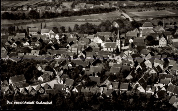 Ak Kochendorf Bad Friedrichshall in Württemberg, Fliegeraufnahme