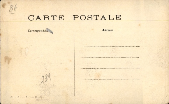 Ak Yerres Essonne, Overstroming in Avenue des Peupliers