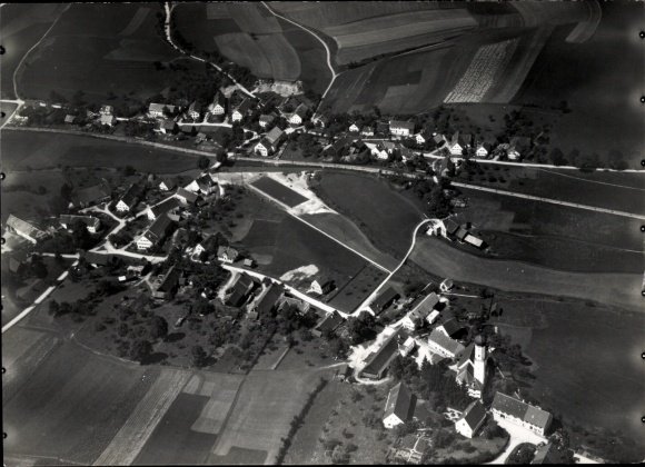 Foto Langenneufnach in Schwaben, Fliegeraufnahme