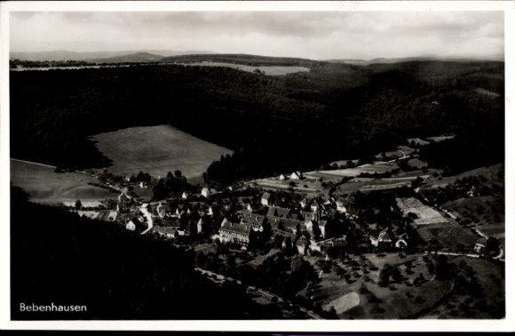 Postcard Bebenhausen Tübingen am Neckar, aerial photograph