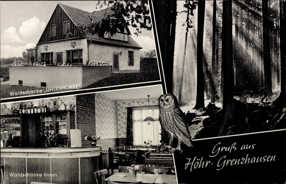 Postcard Höhr Grenzhausen in the Westerwaldkreis, Waldschänke Uhlenhorst, forest idyll