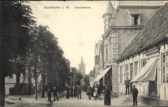 Ak Ibbenbüren in Westfalen, Grooßestraße