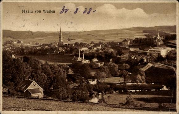 KP Naila w Fichtelgebirge Górna Frankonia, panorama