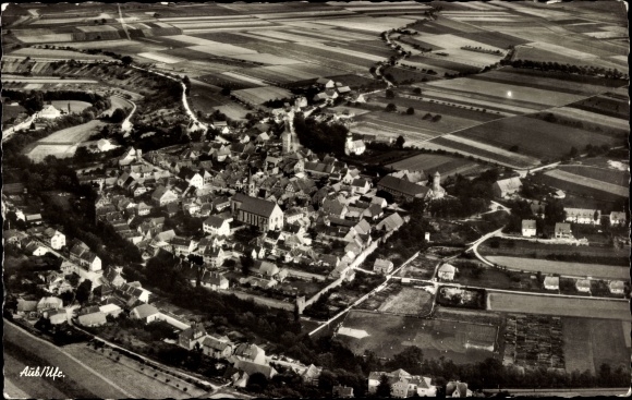 PC Aub in Lower Franconia, aerial photo