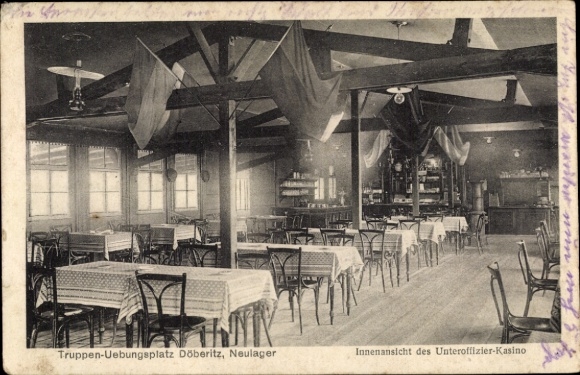 Postcard Döberitz in Havelland, military training area, non-commissioned officers' mess, Neulager