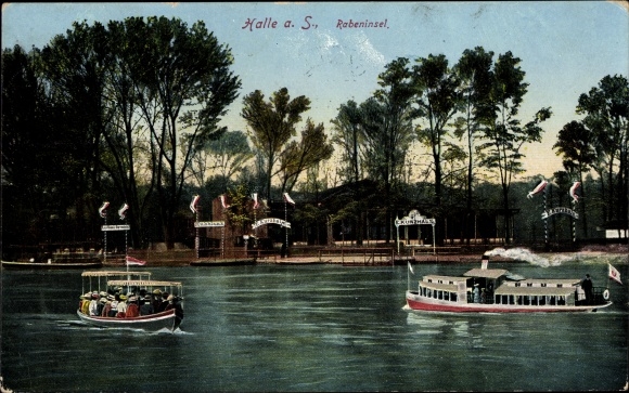 PC Halle an der Saale, Rabeninsel, saloon steamer
