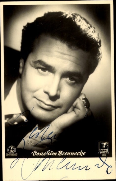 Ak Schauspieler Joachim Brennecke, Portrait, FBZ Verlag, Autogramm