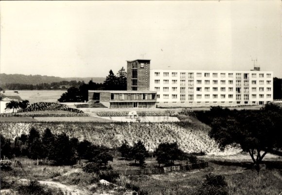 Ak Feldberg in Mecklenburg, FDGB recreatiehuis vriendschap, exterieur