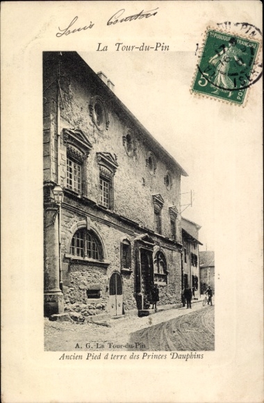 Ak Tour du Pin Isère, Ancien Pied d terre des Princes Dauphins