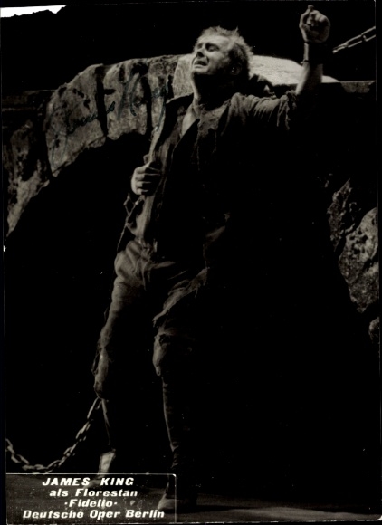 Photo: Opera singer James King, Florestan in Fidelio