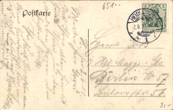 KP Heidelberg am Neckar, Zamek w Heidelbergu, stary most