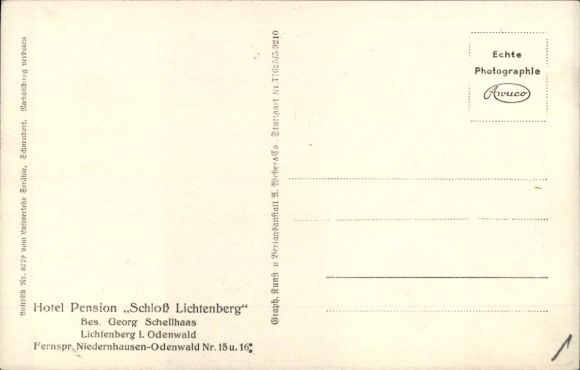 KP Lichtenberg Fischbachtal w Odenwaldzie, zdjęcie lotnicze