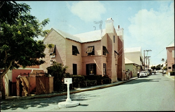 Postcard St George's Bermuda, Old Globe Hotel