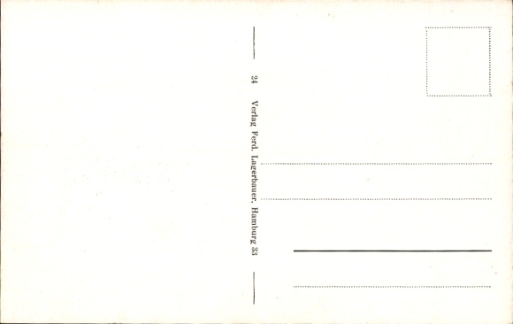 Postcard Hamburg Wandsbek Farmsen Berne, local section