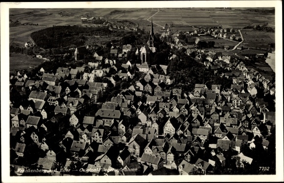PC Frankenberg an der Eder, aerial photograph